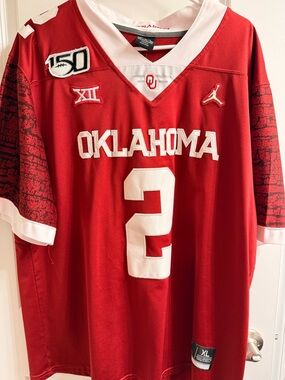 Jordan Oklahoma Sooners CeeDee Lamb Football Jersey - XL